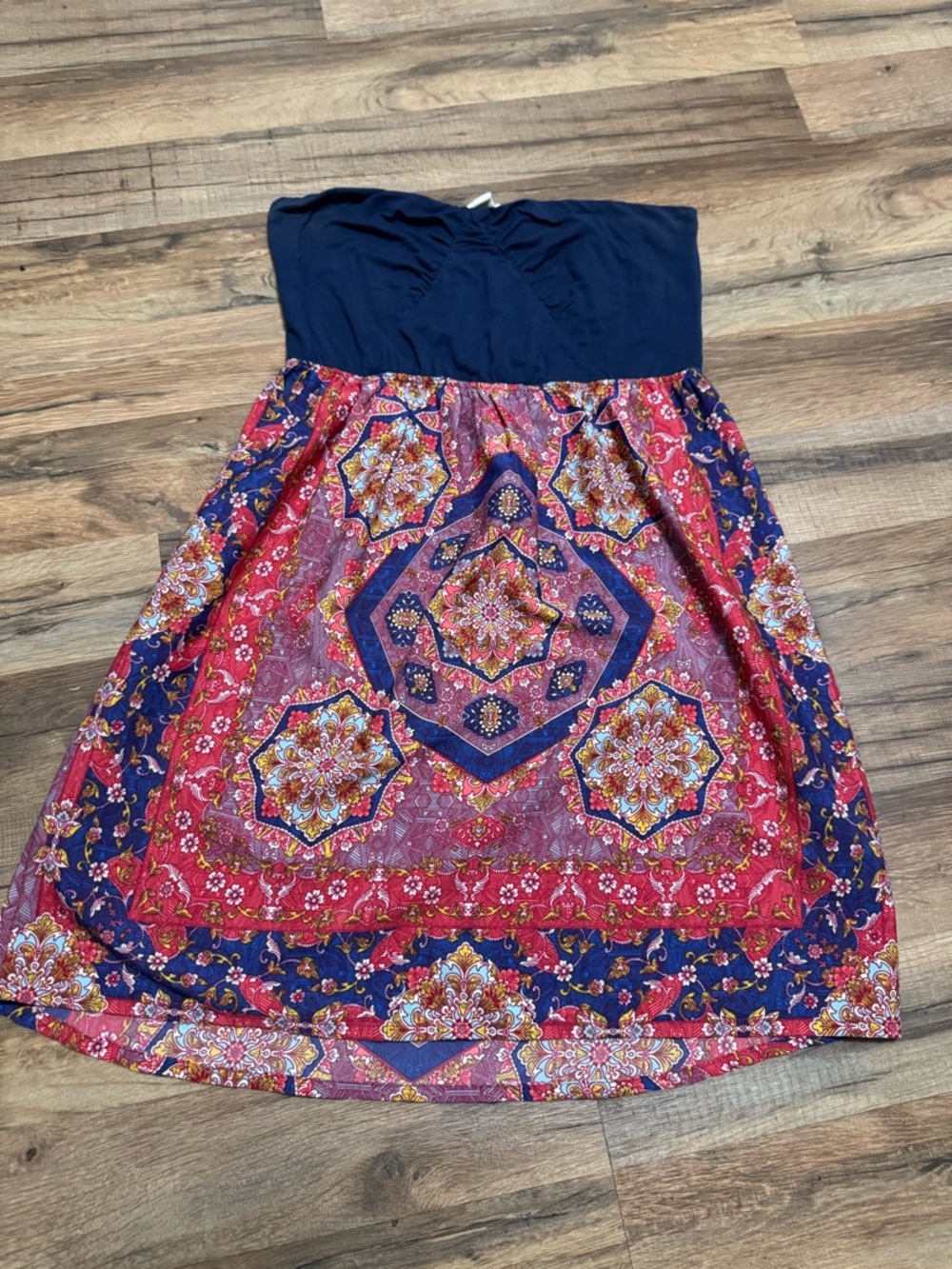 Roxy Savage 2 Strapless Bohemian Retro Sun Dress - Summer Ready XL